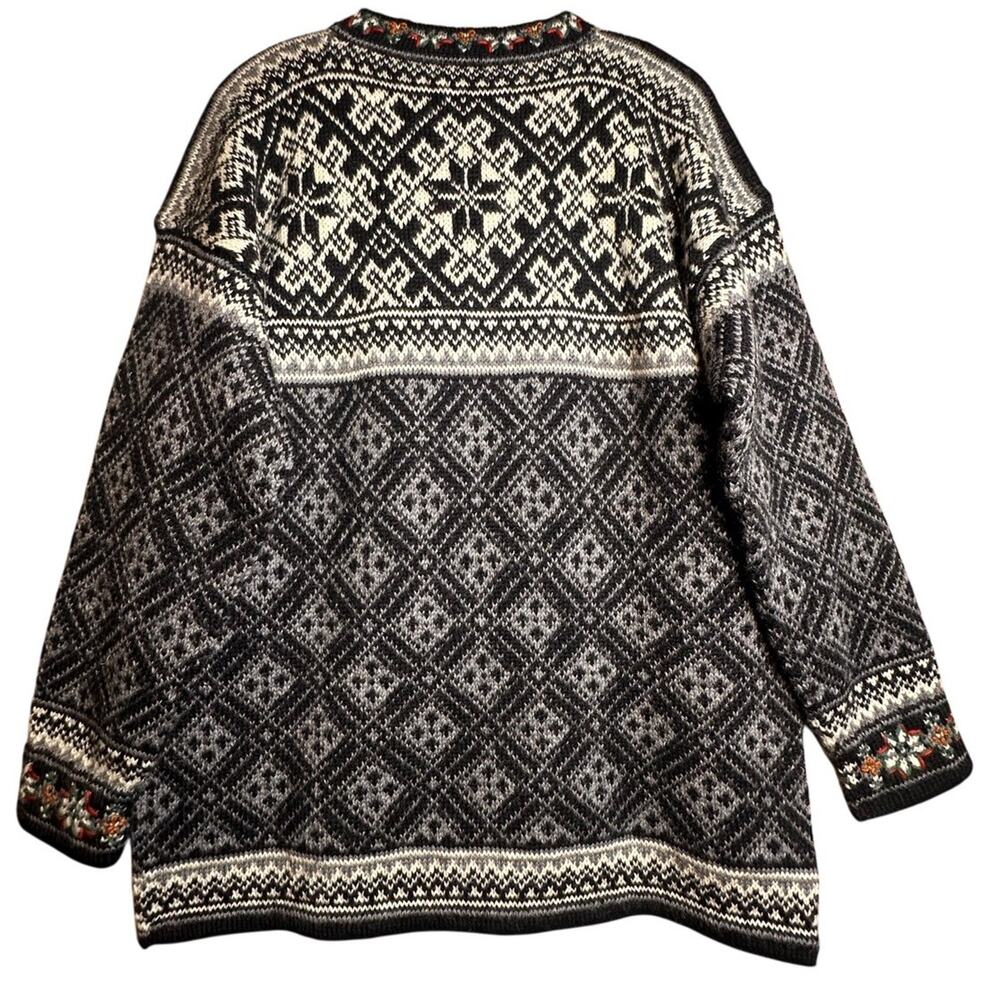 Dale of Norway Jubileum 2 Handknit 100% Wool Pullover Sweater NWOT Unisex Sz L - Picture 8 of 16